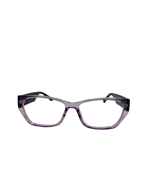 Armazón Óptico Cat-Eye Geométrico Lila Transparente | Montura Acetato Mujer Fashion